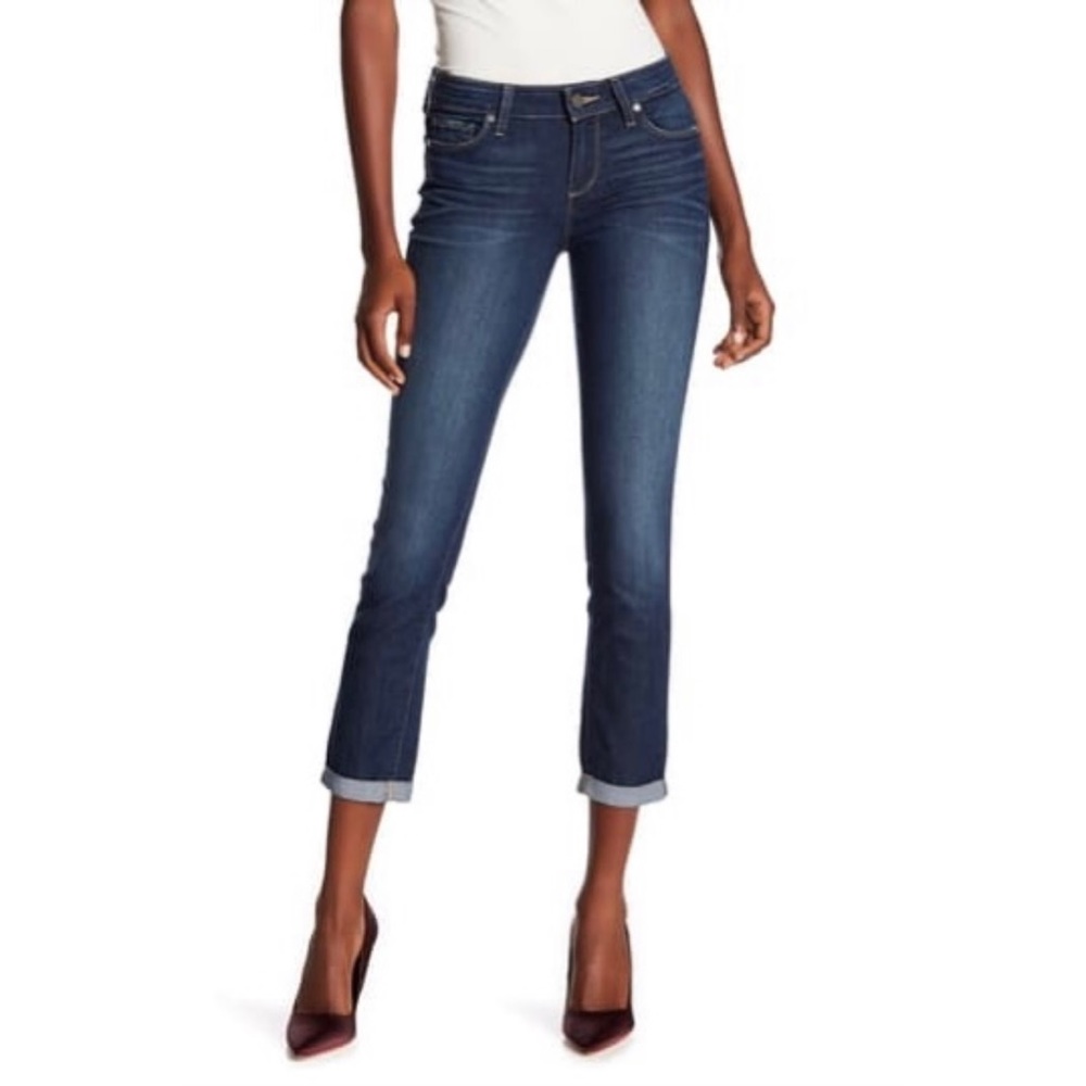 Paige Kylie Crop Roll Jeans